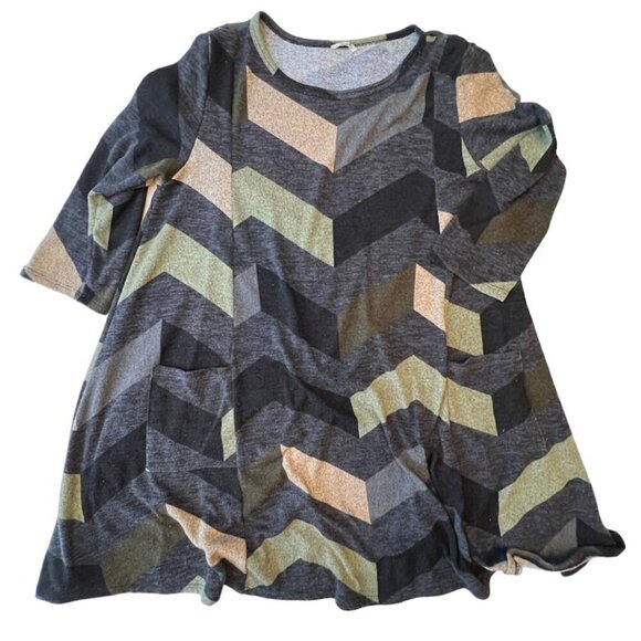 Womens Long Sleeve Flowy Fall Dress XL - Picture 1 of 7